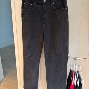 J Crew Black Corduroy Jeans